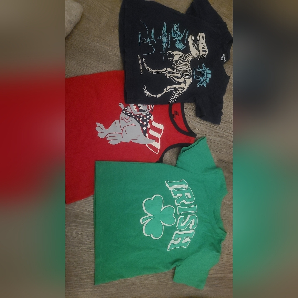 Set of boy shirts